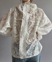 【RE;CIRCLE】RE Lace Hooded Jacket / 260824-011