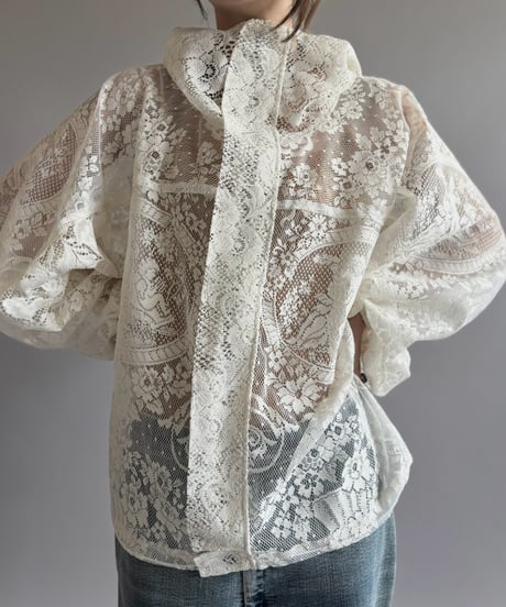 【RE;CIRCLE】RE Lace Hooded Jacket / 260824-011