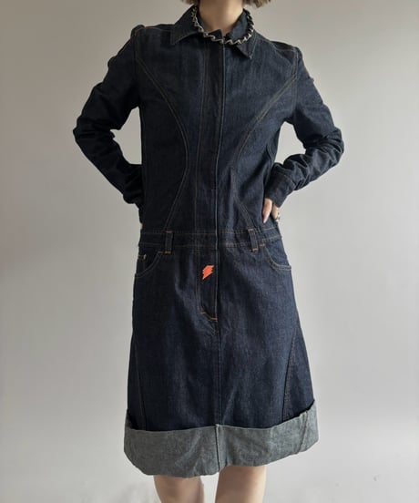 【USED】 W&LT Design Denim One-Piece / 261003-022