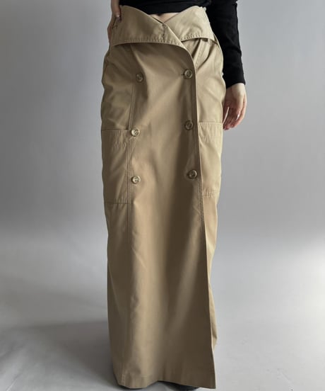 【RE;CIRCLE】 RE Trench Long Skirt  /261015-023
