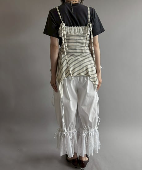 【Chinatsu Aoyama】 RE Border One-Piece / 260716-024
