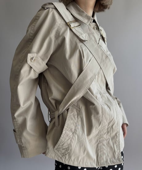 【RE;CIRCLE】 RE Trench Short Coat  / 261019-023