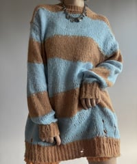 【USED】 Acne Studios Stripe Grange Knit  / 261024-016