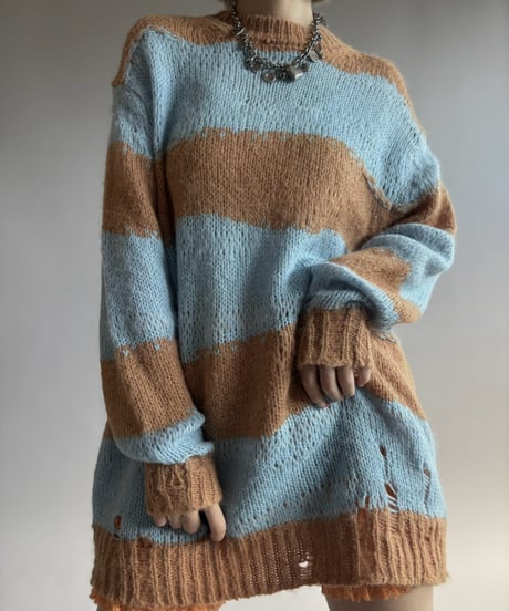 【USED】 Acne Studios Stripe Grange Knit  / 261024-016