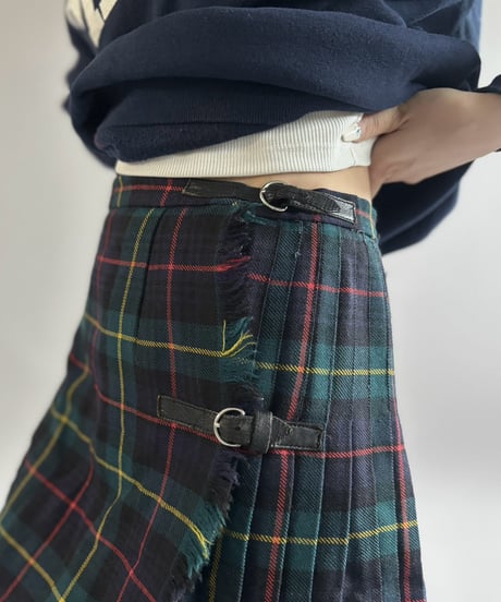【USED】 Kilt Check Skirt / 261031-030