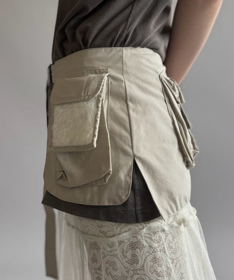 【RE;CIRCLE】  RE Fishing Vest Belt Bag / 260810-005
