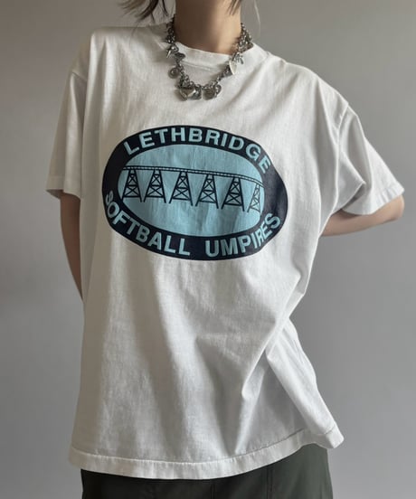【USED】 Made in USA LETHBRIDGE SOFTBALL T-Shirt / 260808-022