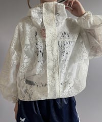 【RE;CIRCLE】RE Lace Hooded Jacket / 260824-008