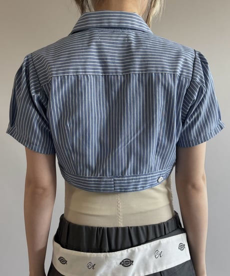 【Chinatsu Aoyama】 RE Makers Shirt Stripe / 260813-030