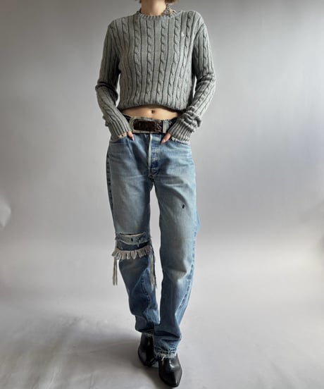 【USED】 80's Levi's Crash Selvage Denim Pants / 261017-025