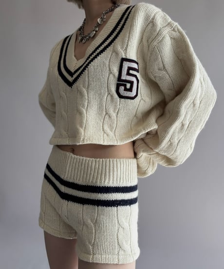 【RE;CIRCLE】 RE Tilden Knit Set-up  /261019-030