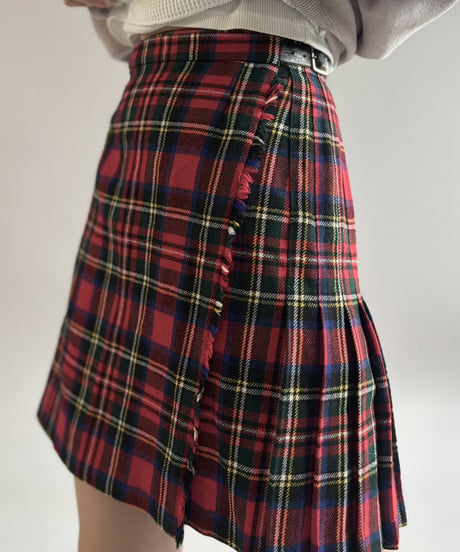 【USED】 Kilt Check Skirt / 261031-032