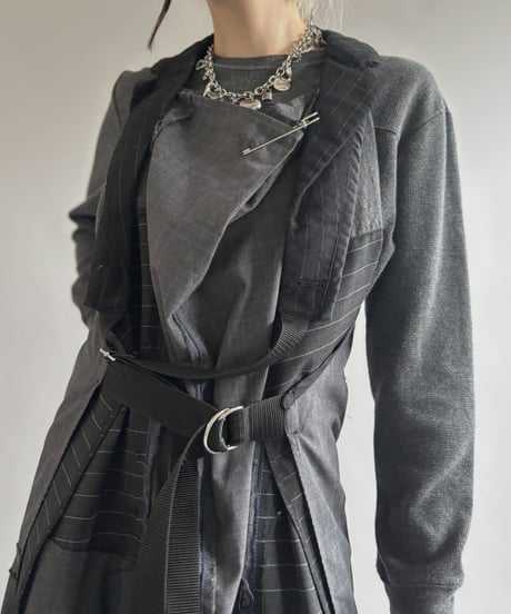 【USED】 Frocku-London Design Patchwork L/S Dress / 260919-003