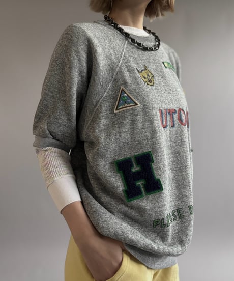 【RE;CIRCLE】 RE Mash up Products Handwritten Sweat Top  /261026-005