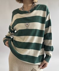 【USED】 Made in Italy Border Knit / 261031-018