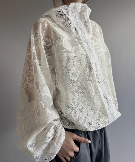 【RE;CIRCLE】RE Lace Hooded Jacket / 260824-005