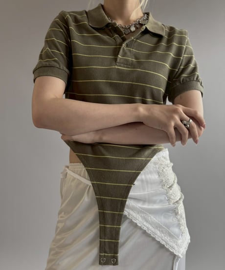 【RE;CIRCLE】RE Leotard Polo Shirt / 260713-011