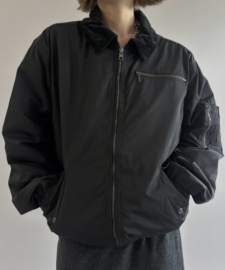 【RE;CIRCLE】 RE Corduroy Collar MA-1 Jacket / 261008-015