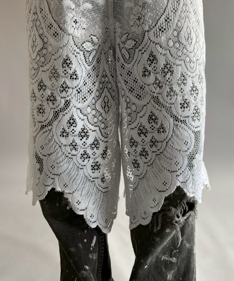 【RE;CIRCLE】 RE Crochet Lace Wide Half Pants / 260709-009