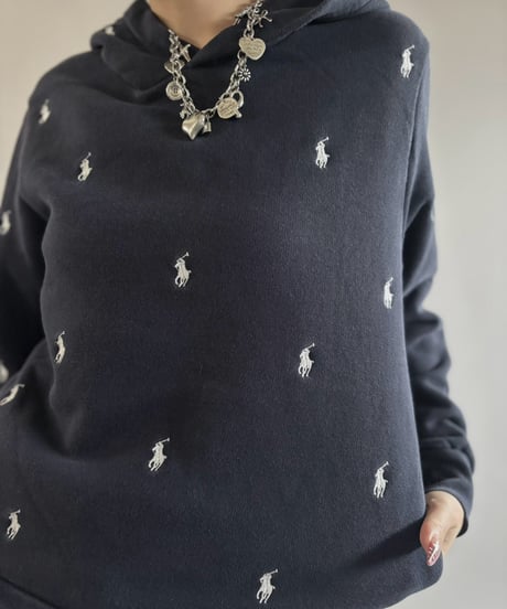 【USED】 Polo Ralph Lauren Embroidery Hoodie / 261003-030
