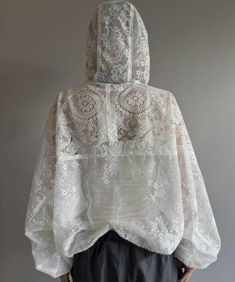 【RE;CIRCLE】RE Lace Hooded Jacket / 260824-004
