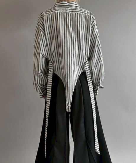 【RE;CIRCLE】RE Leotard Stripe Shirt / 260713-005