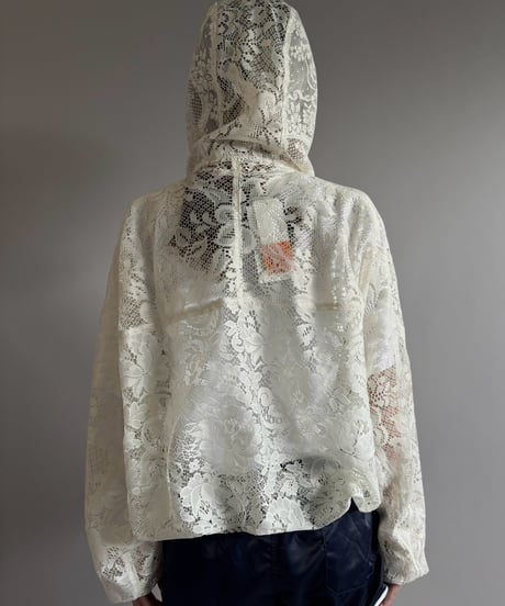 【RE;CIRCLE】RE Lace Hooded Jacket / 260824-007