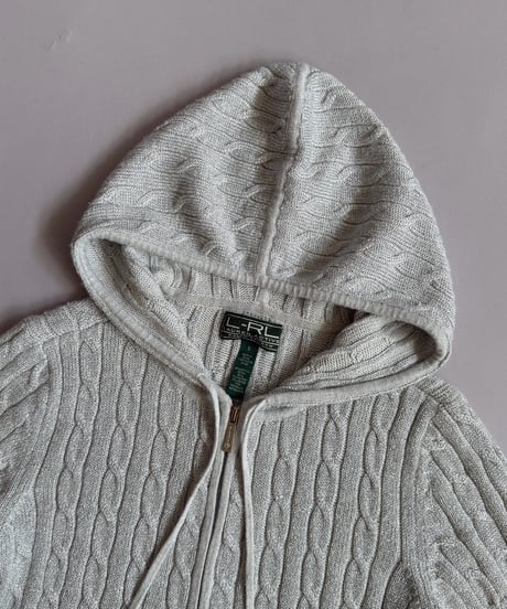 【USED】 Lauren Active S/S Lame Knit Zip Parka / 260905-022