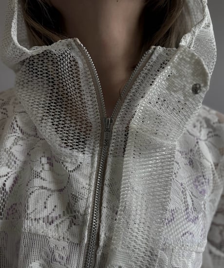 【RE;CIRCLE】RE Lace Hooded Jacket / 260824-014