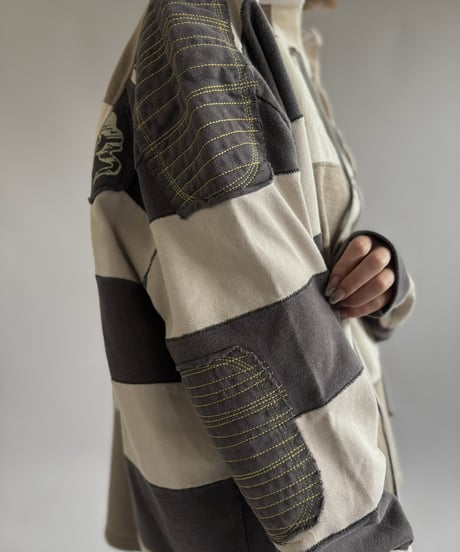 【RE;CIRCLE】 RE Lace-Up Rugger Shirt  /261026-009