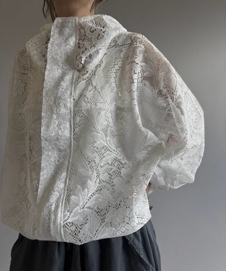 【RE;CIRCLE】RE Lace Hooded Jacket / 260824-004