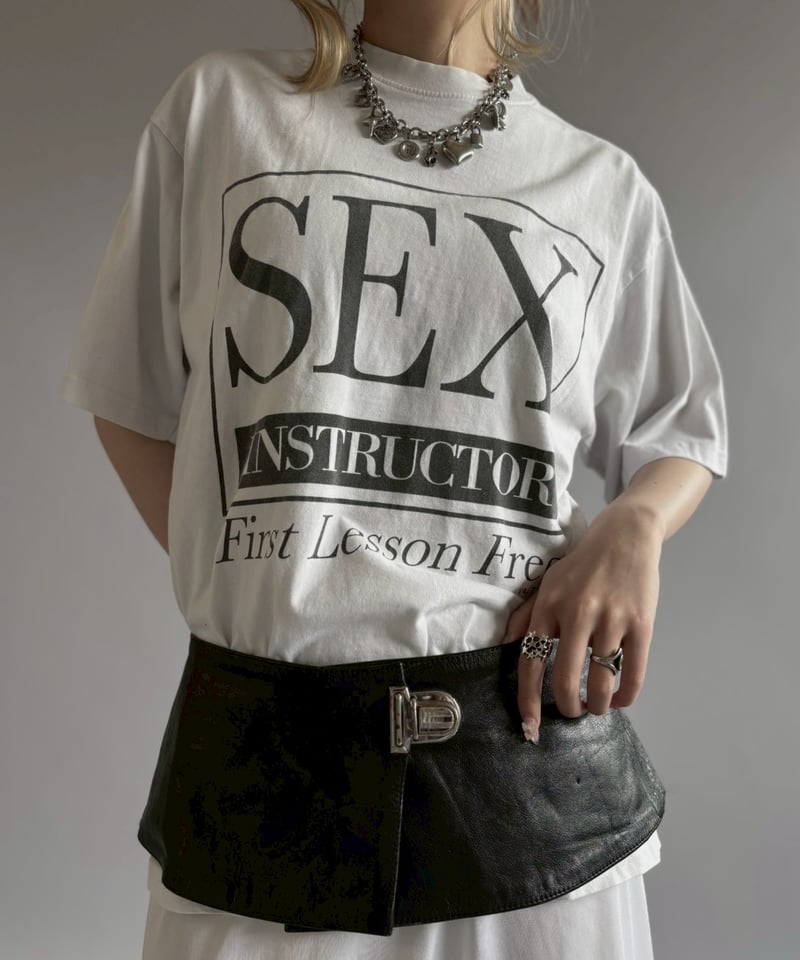 sextile ウェストポーチ バンドTシャツ バンドT トートバッグ cap USED】SEX INSTRUCTOR T-Shirt/ 260711-007 | THE
