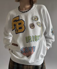 【RE;CIRCLE】 RE Mash up Products Handwritten Sweat Top  /261026-023
