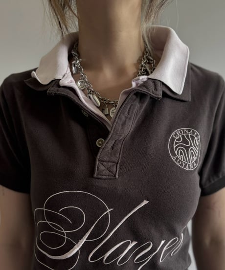 【Chinatsu Aoyama】 RE Player Polo Shirt / 260827-041