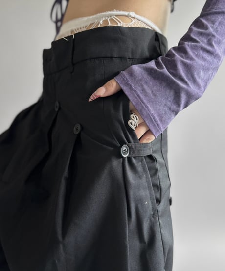 【USED】 Design Tucked Short Pants / 260926-022