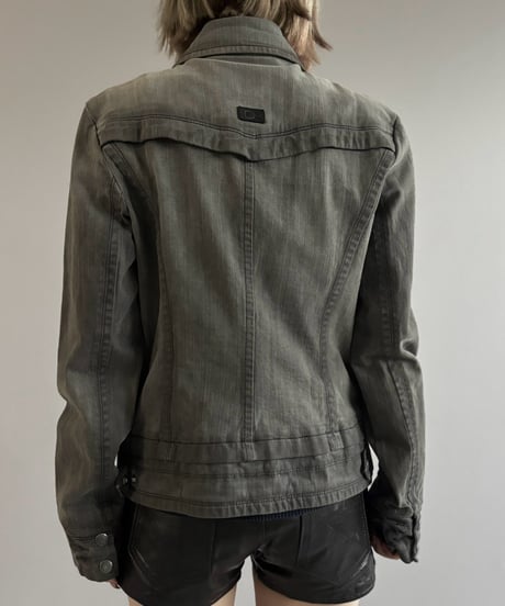 【USED】 00's DKNY JEANS Double Biker Jacket  / 261003-027