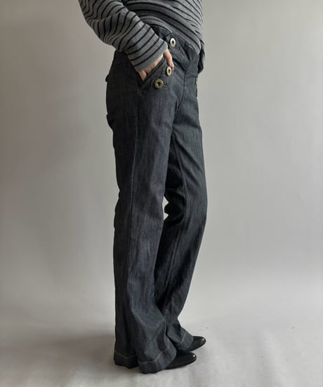 【USED】 Design Flare Denim Pants / 261003-011