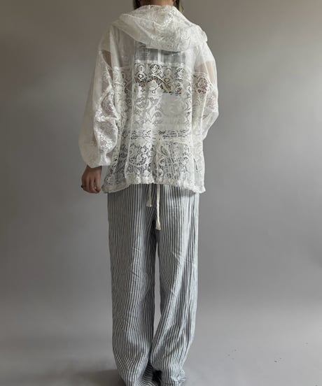 【RE;CIRCLE】RE Lace Hooded Jacket / 260824-013