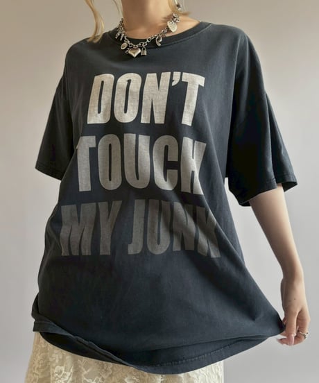 【USED】 FRUIT OF THE LOOM DON'T TOUCH MY JUNK T-Shirt / 260711-002