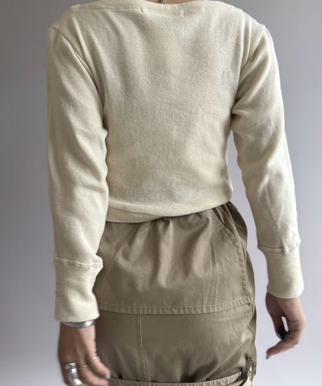 【RE;CIRCLE】 RE Under Wear Boat Neck Shirt  / 261019-015