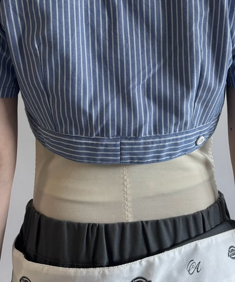 【Chinatsu Aoyama】 RE Makers Shirt Stripe / 260813-030