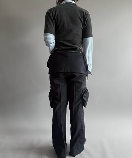 【Chinatsu Aoyama】 Re Suit Cargo Pants / 260921-004