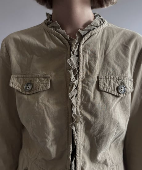 【USED】 BENETTON Design Frill Jacket   / 261010-028