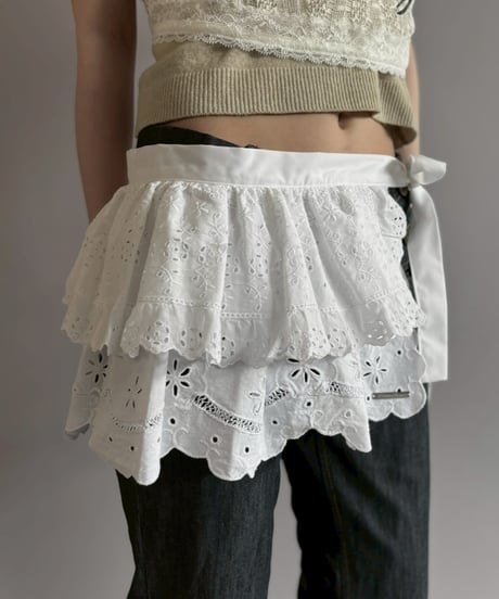 【Chinatsu Aoyama】 RE The Home Makers Wrap Skirt / 260716-049