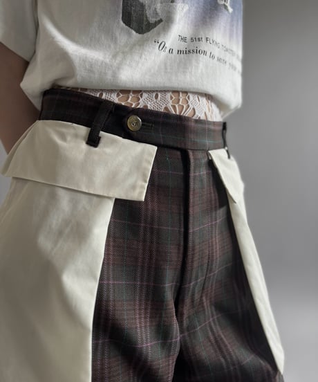 【RE;CIRCLE】 Re Slacks Pocket Shorts /  260727-006
