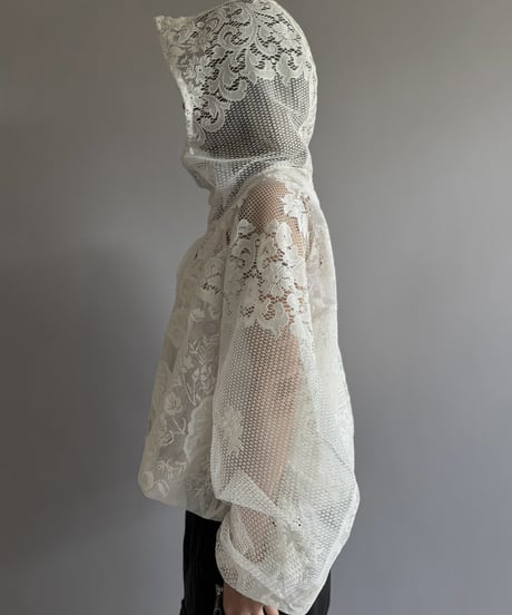 【RE;CIRCLE】RE Lace Hooded Jacket / 260824-014
