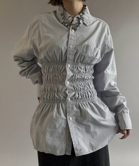 【RE;CIRCLE】 RE Shirring Shirt / 261008-001