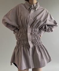 【RE;CIRCLE】 RE Shirring Shirt / 261008-003