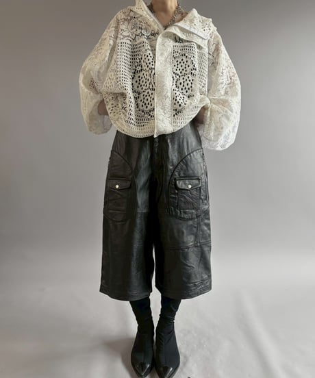 【RE;CIRCLE】RE Crochet  Hooded Blouson / 260709-012