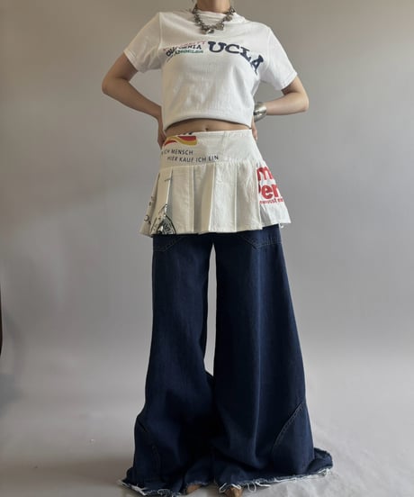 【RE;CIRCLE】  RE Eco Bag Pleats Skirt / 260810-017